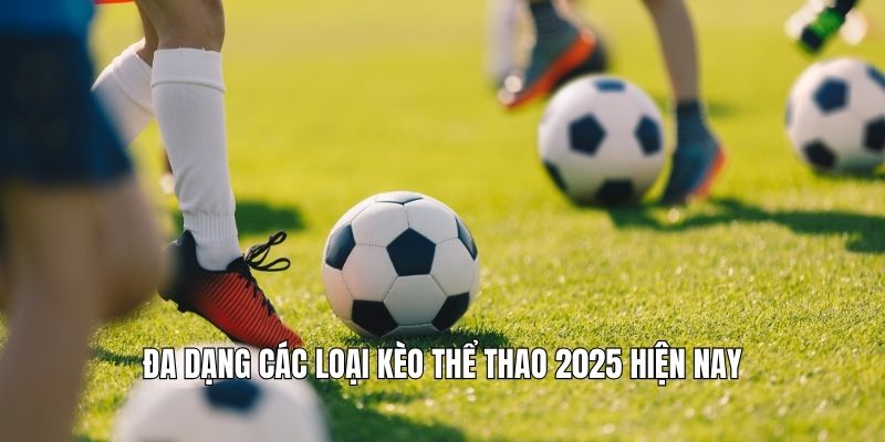 Đa dạng các loại kèo thể thao 2025 hiện nay
